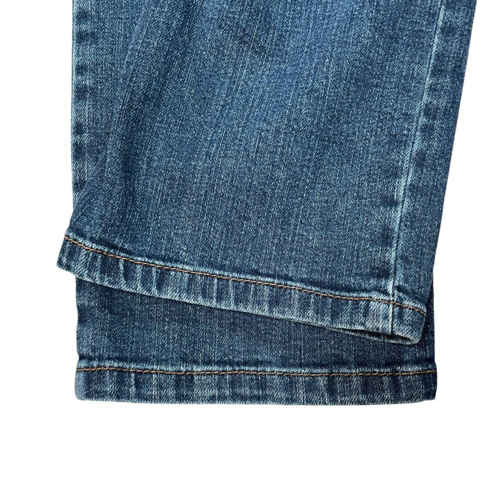 J Jill Women's Dark Blue Stretch Slim Authentic Fit Jeans Size 8 Measures: 30x30 - Picture 7 of 8